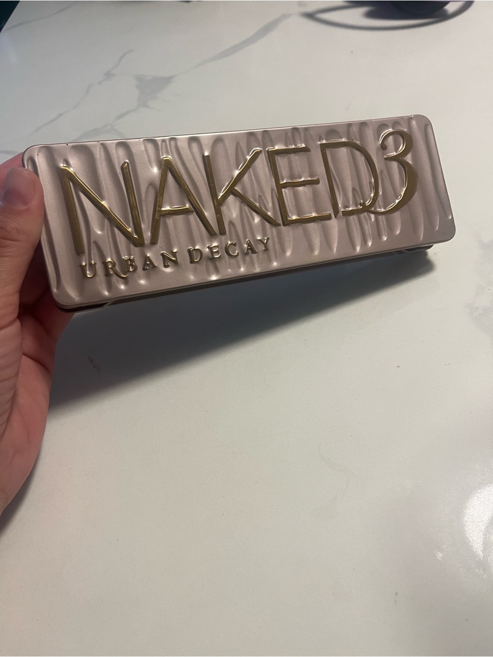 NWOT Urban Decay Naked3 Eyeshadow Palette - missing eyeshadow brush